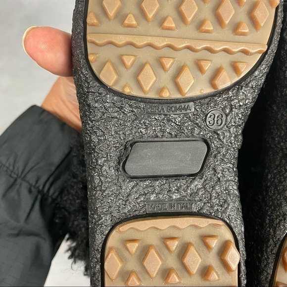 OSCAR Sport Vera Gomma Made In Italy Curly‎ Hair Fuzzy Snow Winter Boots 36 NWOT - Picture 6 of 9